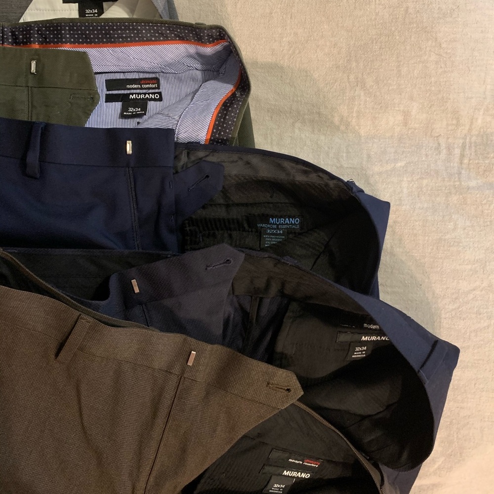 Men Murano Dress Pants - 5 Pair